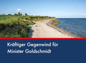Pressespiegel Lübecker Nachrichten – Nationalpark Ostsee: Starker Gegenwind für Minister Goldschmidt
