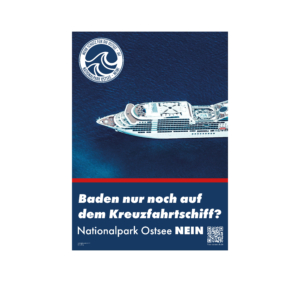 Baden auf dem Kreuzfahrtschiff - Bilder-Kampagne Freie Ostsee Schleswig-Holstein gegen den Nationalpark Ostsee
